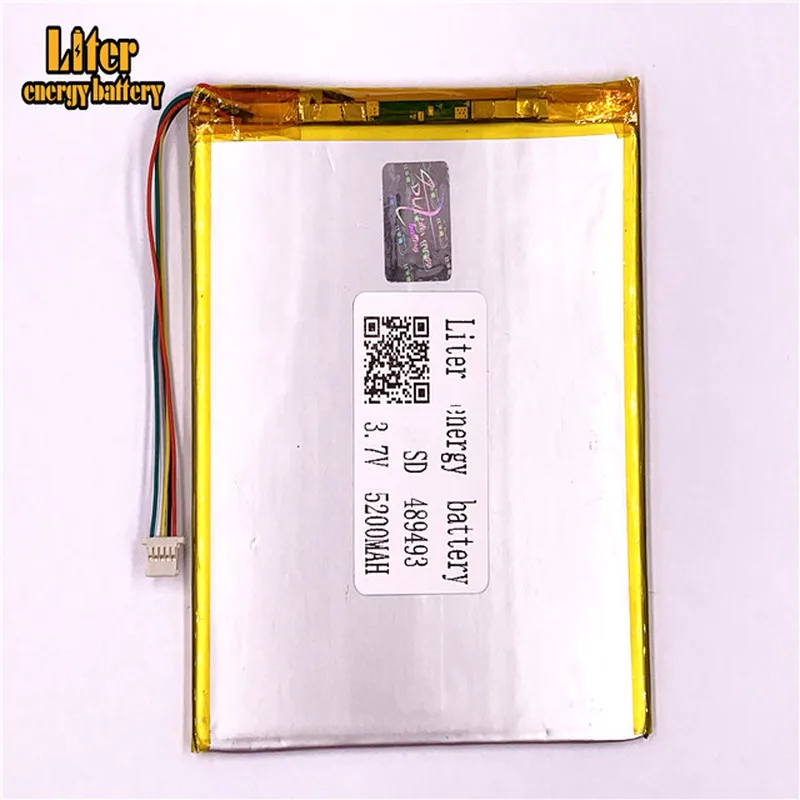 plug 1.0-5P 3.7v 489493 459595 5200mah Polymer Lithium Li-Po Rechargeable Battery For MP5 GPS DVD E-book Tablet PC video gamey
plug 1.0-5P 3.7v 489493 459595 5200mah Polymer Lithium Li-Po Rechargeable Battery For MP5 GPS DVD E-book Tablet PC video gamey