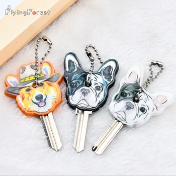 New Cartoon Bulldog Charm Key Cover PVC Cute Pet Dog Cat Key Chain Cap Rubber Pug Key Ring Men Women Unisex Keyring Wholesale
New Cartoon Bulldog Charm Key Cover PVC Cute Pet Dog Cat Key Chain Cap Rubber Pug Key Ring Men Women Unisex Keyring Wholesale