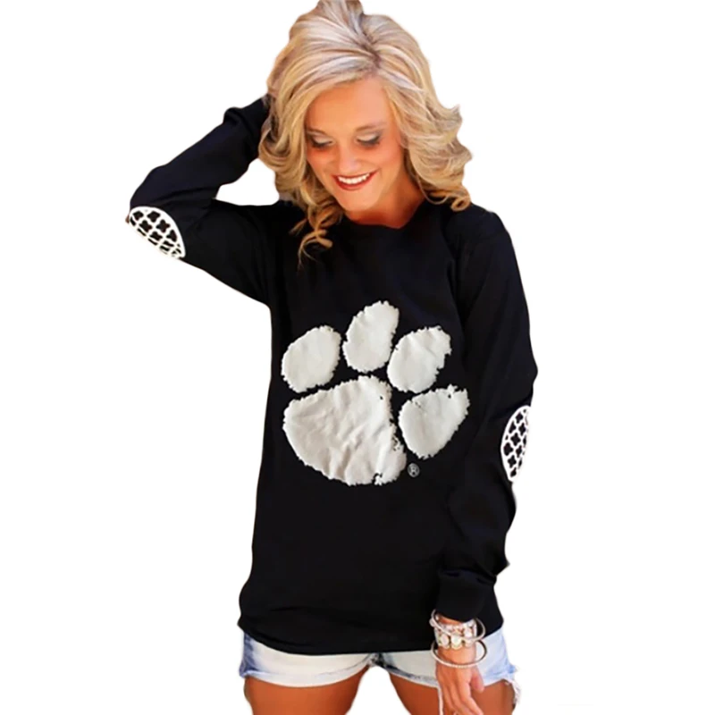 2018 Autumn Winter Cartoon Dog Pet Paw Printed Hoodies Women Sportswear Harajuku Print Cat Paws Sweatshirt Kawaii
2018 Autumn Winter Cartoon Dog Pet Paw Printed Hoodies Women Sportswear Harajuku Print Cat Paws Sweatshirt Kawaii