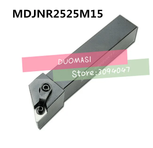 MDJNR2525M15, 25*25*150mm Metal Lathe Cutting Tools,CNC Turning Tool,Lathe Machine Tools, External Turning Tool Type MDJNR/L
MDJNR2525M15, 25*25*150mm Metal Lathe Cutting Tools,CNC Turning Tool,Lathe Machine Tools, External Turning Tool Type MDJNR/L