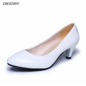Free shipping Pumps 2018 Spring and Autumn season work shoes women's black professional high-heeled shoes women's middle
Free shipping Pumps 2018 Spring and Autumn season work shoes women's black professional high-heeled shoes women's middle
