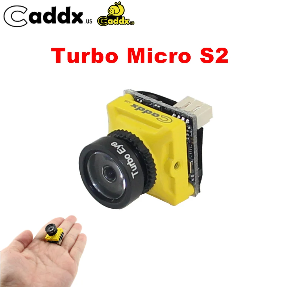 Caddx Turbo Micro S2 1/3" CCD Sensor 600TVL Turbo Eye FPV Camera 4:3 PAL/NTSC With Ultra Low Latency Yellow for RC Drone
Caddx Turbo Micro S2 1/3" CCD Sensor 600TVL Turbo Eye FPV Camera 4:3 PAL/NTSC With Ultra Low Latency Yellow for RC Drone