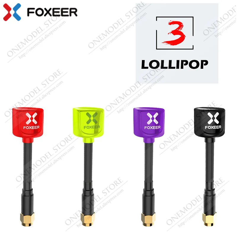 1PCS 59MM Foxeer Lollipop 3 /5.8G RHCP FPV Antenna 2.5Dbi SMA/RP-SMA /mini Antenna 7.3g for FPV Freestyle Frame Racing
1PCS 59MM Foxeer Lollipop 3 /5.8G RHCP FPV Antenna 2.5Dbi SMA/RP-SMA /mini Antenna 7.3g for FPV Freestyle Frame Racing