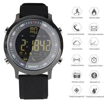 GIMTO Digital Smart Watch Men Sport Military Bluetooth Pedometer Watch Mens Stopwatch Waterproof Silicone Band LED Wrist Watches
GIMTO Digital Smart Watch Men Sport Military Bluetooth Pedometer Watch Mens Stopwatch Waterproof Silicone Band LED Wrist Watches