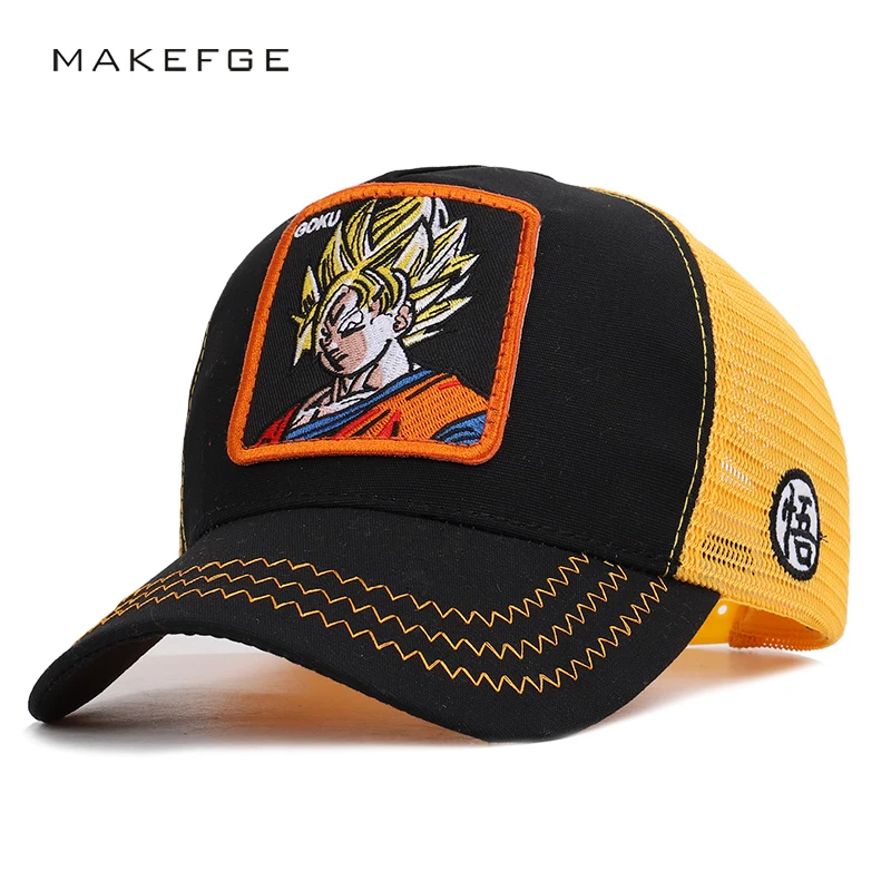 2019 New Anime Dragon Ball Embroidered Baseball Cap Cartoon Characters Summer Mesh Hat Cotton Snapback Men Women Hip Hop Bone
2019 New Anime Dragon Ball Embroidered Baseball Cap Cartoon Characters Summer Mesh Hat Cotton Snapback Men Women Hip Hop Bone