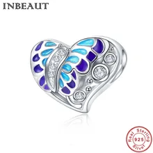 INBEAUT Women Fashion 100% 925 Sterling Silver Blue Enamel Butterfly CZ Zircons Heart Beads fit S925 Charm Bracelet
INBEAUT Women Fashion 100% 925 Sterling Silver Blue Enamel Butterfly CZ Zircons Heart Beads fit S925 Charm Bracelet