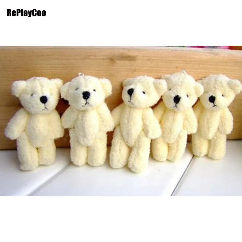 100Pcs/Lot Kawaii Small Joint Teddy Bears Stuffed Plush 6CM Toy Teddy-Bear Mini Bear Ted Bears Plush Toys Wedding Gifts 109
100Pcs/Lot Kawaii Small Joint Teddy Bears Stuffed Plush 6CM Toy Teddy-Bear Mini Bear Ted Bears Plush Toys Wedding Gifts 109