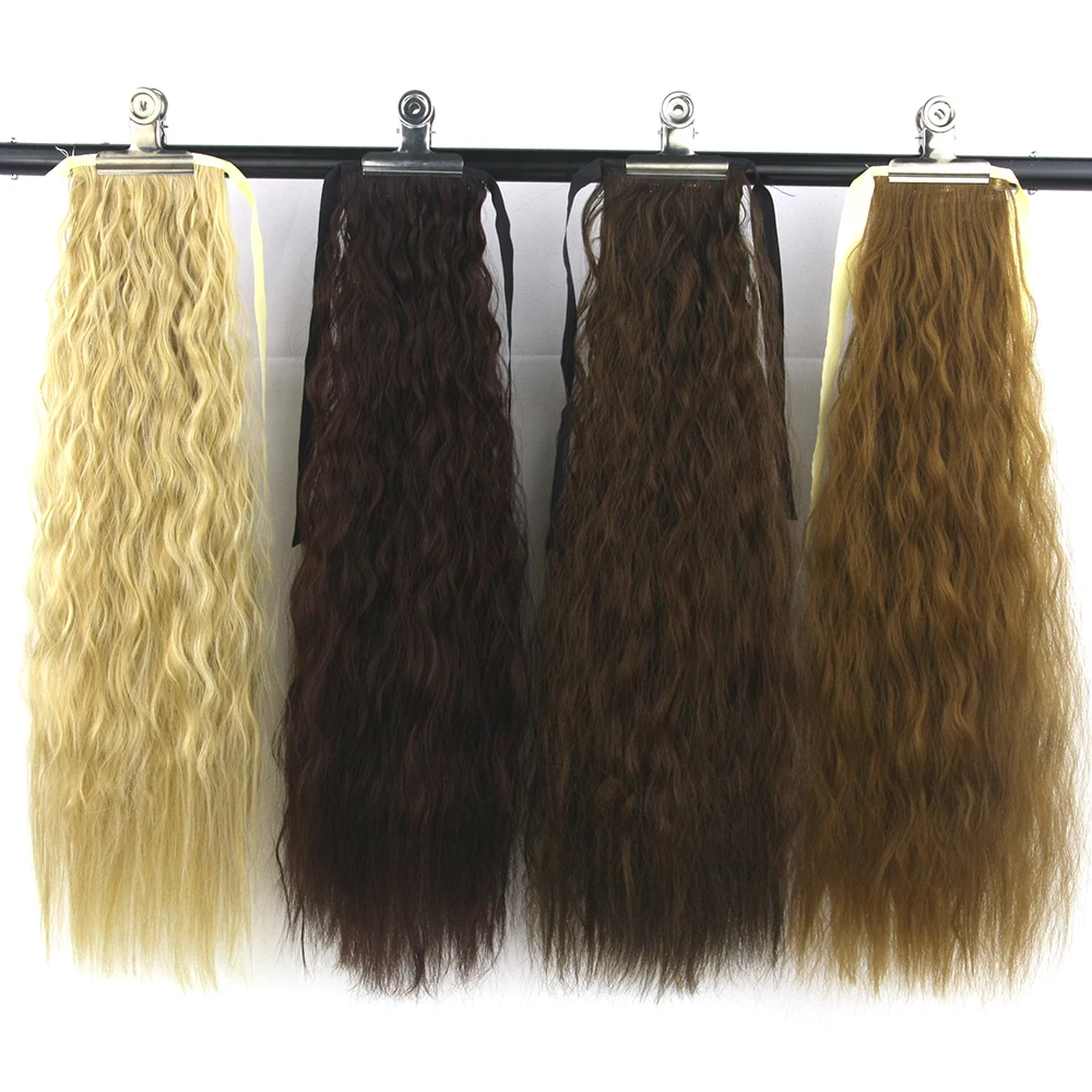 Soowee 10 Colors Kinky Curly Ponytails High Temperature Fiber Pony Tail Hairpiece Synthetic Hair Extensions for Black Women
Soowee 10 Colors Kinky Curly Ponytails High Temperature Fiber Pony Tail Hairpiece Synthetic Hair Extensions for Black Women