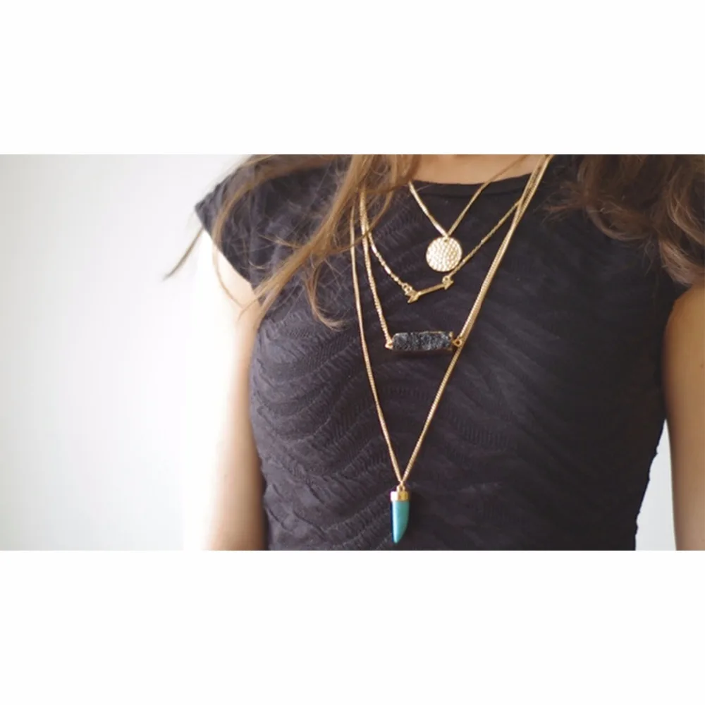 eManco Fashion Exquisite Multi Layers Geometric Chains Necklaces & Pendant Women Resin & Stone Accessories Jewelry
eManco Fashion Exquisite Multi Layers Geometric Chains Necklaces & Pendant Women Resin & Stone Accessories Jewelry
