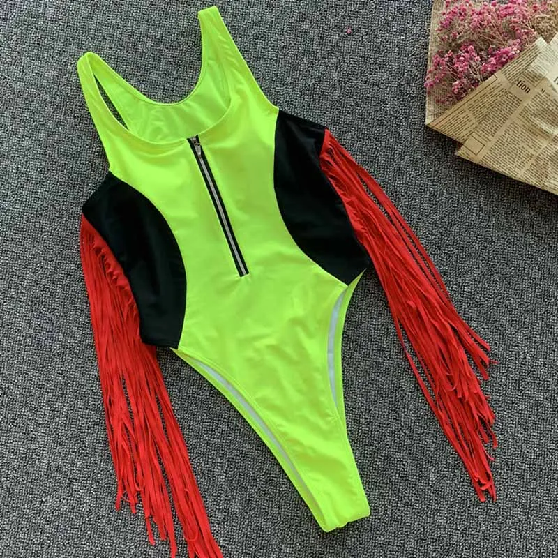 2019 New Zipper Brazilian one piece Swimsuit Sexy Push up Hollow Out Swimwear women string monokini Tassel bathing suit
2019 New Zipper Brazilian one piece Swimsuit Sexy Push up Hollow Out Swimwear women string monokini Tassel bathing suit