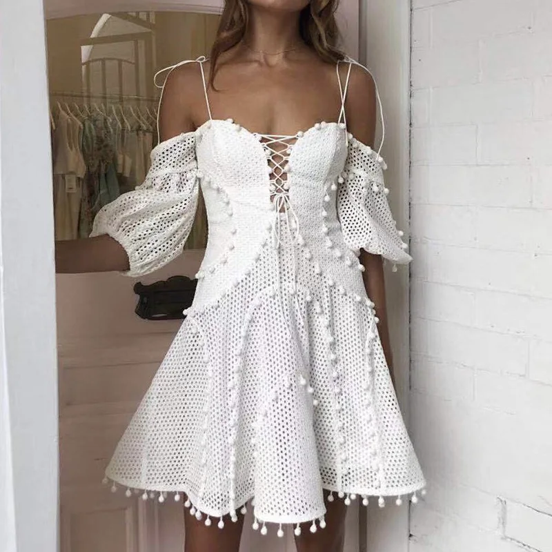 New Brand White Dress Women Casual Sexy V-Neck Off Shoulder Cotton Lace Trim Short Mini Dress Summer Beach Party Dress Vestidos
New Brand White Dress Women Casual Sexy V-Neck Off Shoulder Cotton Lace Trim Short Mini Dress Summer Beach Party Dress Vestidos