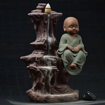 Tower Incense Censer Backflow Sandalwood Incense Burner Big size Tearoom Ornaments Little Monk Home Decor Wedding Gift in Box
Tower Incense Censer Backflow Sandalwood Incense Burner Big size Tearoom Ornaments Little Monk Home Decor Wedding Gift in Box