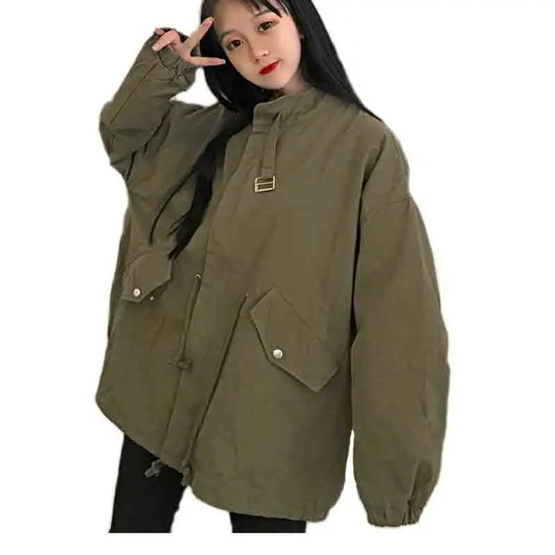 Autumn Baseball Army Green Casual Women Bomber Jacket Harajuku Straight In The Long Slim Windbreaker Jacket Coat ladies Outwear
Autumn Baseball Army Green Casual Women Bomber Jacket Harajuku Straight In The Long Slim Windbreaker Jacket Coat ladies Outwear