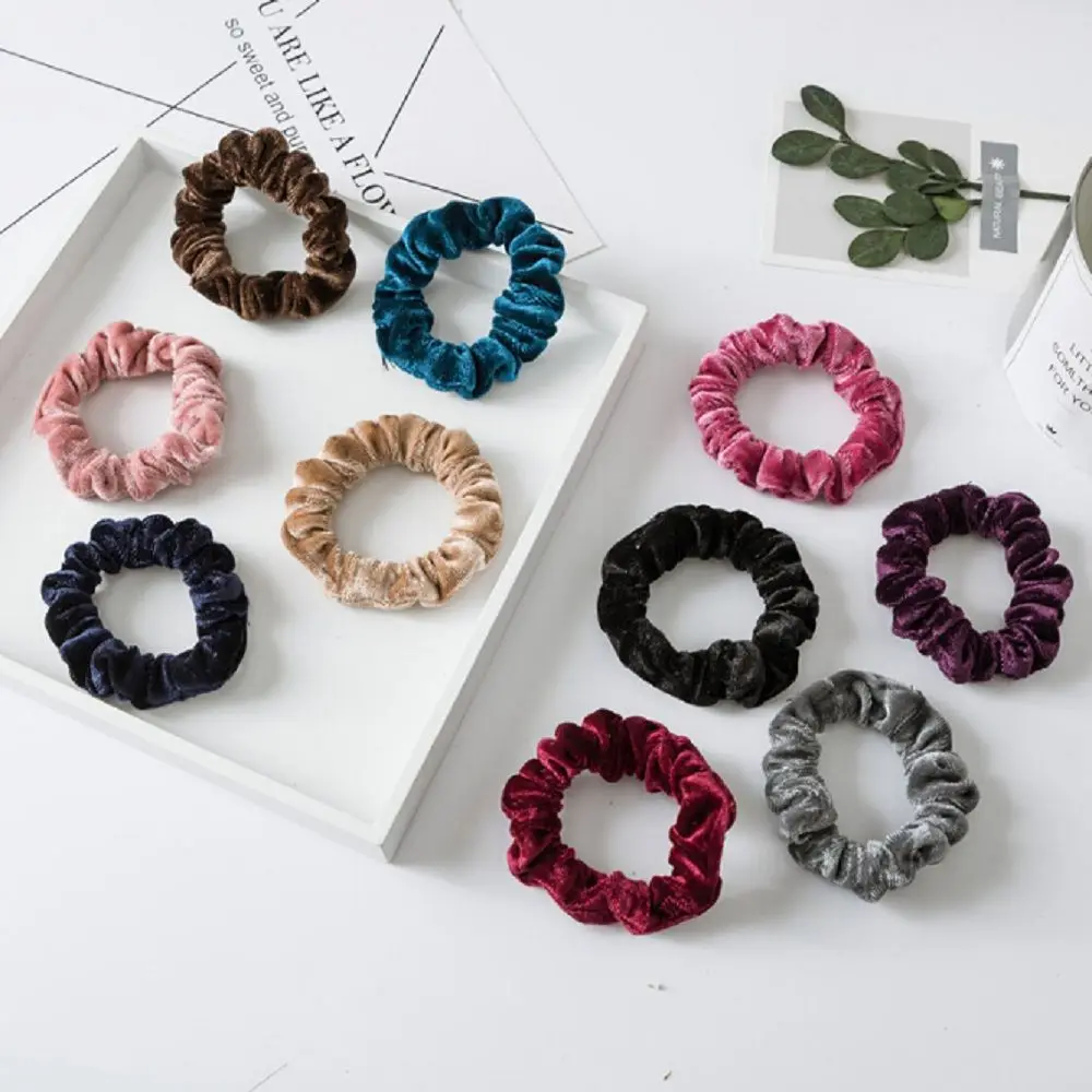 New 1PC Women Elegant Velvet Solid Elastic Ponytail Holder Scrunchies Hair Rubber Band Braider Headband Lady Hair Styling Tools
New 1PC Women Elegant Velvet Solid Elastic Ponytail Holder Scrunchies Hair Rubber Band Braider Headband Lady Hair Styling Tools