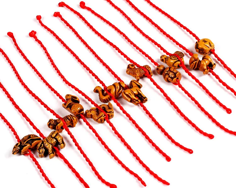 iMixBox Red Rope Animal Bracelet twelve Chinese zodiac signs Fish Dog Horse Cock Sheep Ox Snake Mouse Tiger Monkey Fish Rabbit
iMixBox Red Rope Animal Bracelet twelve Chinese zodiac signs Fish Dog Horse Cock Sheep Ox Snake Mouse Tiger Monkey Fish Rabbit