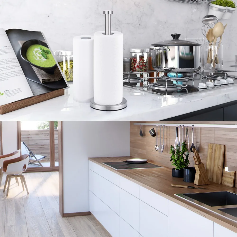 Vertical Paper Rolls Towel Holder Kitchen Papers Towel Rack Table Mount Kitchen Dispenser Rack for Tissue Bathroom Accessorie
Vertical Paper Rolls Towel Holder Kitchen Papers Towel Rack Table Mount Kitchen Dispenser Rack for Tissue Bathroom Accessorie