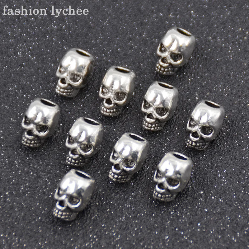 fashion lychee 10pcs Punk Alloy Skull Dreadlock Beads Hair Cuff Charm Beads For Hair Braid Tube Clip Hair Accessories 4mm Hole
fashion lychee 10pcs Punk Alloy Skull Dreadlock Beads Hair Cuff Charm Beads For Hair Braid Tube Clip Hair Accessories 4mm Hole