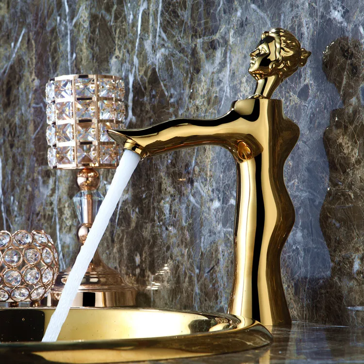 New arrival single hole Gold Pvd Finish Bathroom Sink Beauty Faucet Mixer Tap deck mounted Unique modern style
New arrival single hole Gold Pvd Finish Bathroom Sink Beauty Faucet Mixer Tap deck mounted Unique modern style