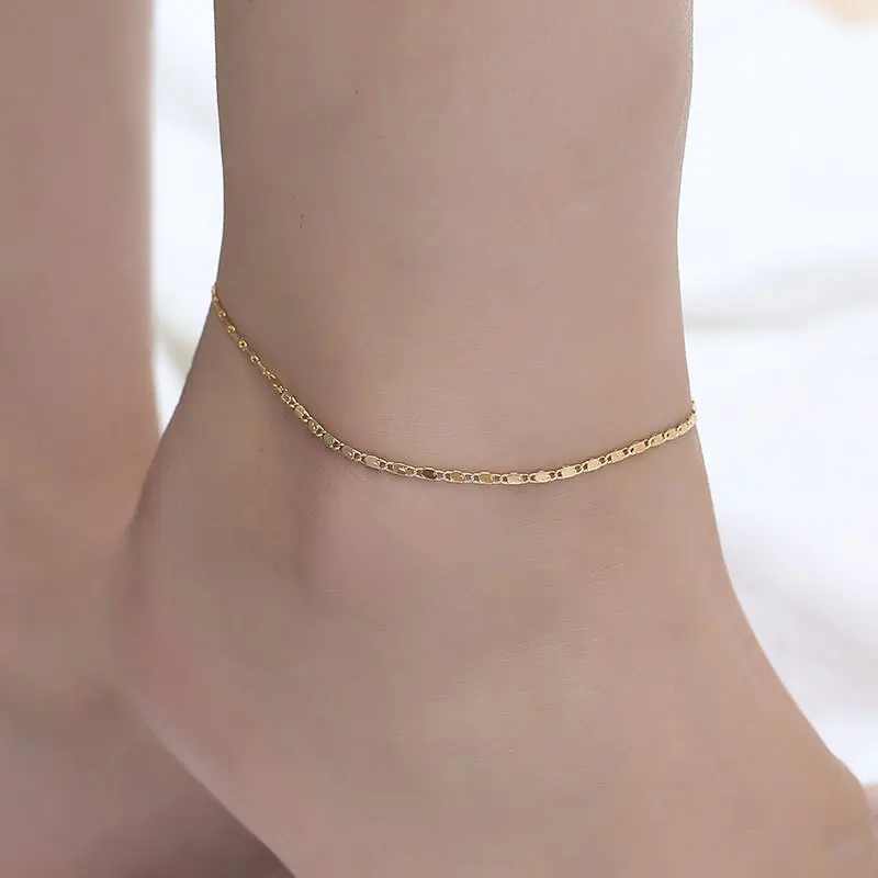 Fine Sexy Golden Anklet Ankle Bracelet Cheville Barefoot Sandals Foot Jewelry Leg Chain On Foot For Women Anklet
Fine Sexy Golden Anklet Ankle Bracelet Cheville Barefoot Sandals Foot Jewelry Leg Chain On Foot For Women Anklet