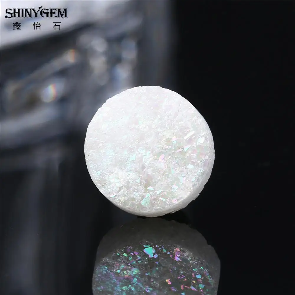 ShinyGem 8 mm Round Druzy Stone Cabochon 8 Colors Sparkling Gems Cabochon Solid Natural Stone Beads For Jewelry Making 10pcs/Lot
ShinyGem 8 mm Round Druzy Stone Cabochon 8 Colors Sparkling Gems Cabochon Solid Natural Stone Beads For Jewelry Making 10pcs/Lot