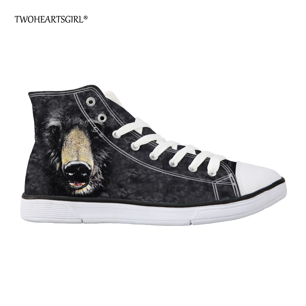 Twoheartsgirl 3D Printed Animal Bear Cat High Top Canvas Shoes Casual Women's Vulcanize Shoes Personalized Female Lady Sneakers 
Twoheartsgirl 3D Printed Animal Bear Cat High Top Canvas Shoes Casual Women's Vulcanize Shoes Personalized Female Lady Sneakers
