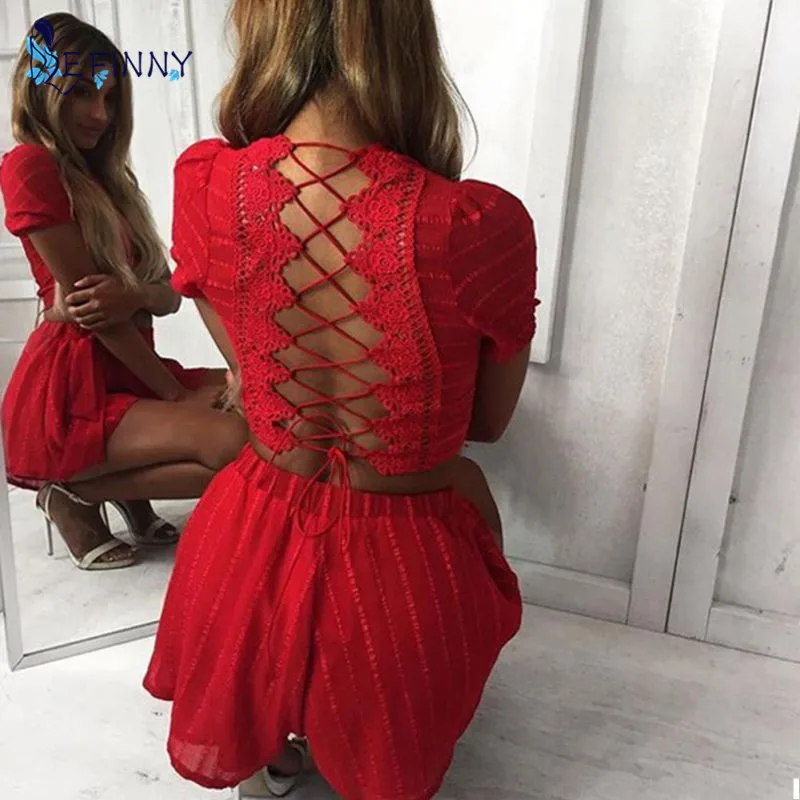 Sexy Summer Women Set Soild Colors Red Black Behind the bandage Short Sleeve Short Tops+ Short Pants Female Set
Sexy Summer Women Set Soild Colors Red Black Behind the bandage Short Sleeve Short Tops+ Short Pants Female Set