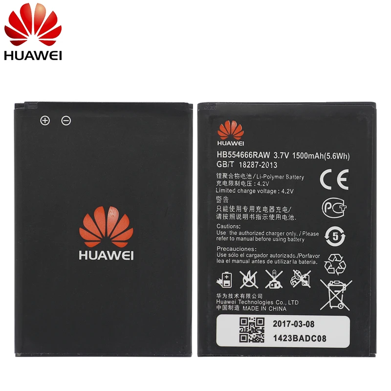 Hua Wei Original Replacement Battery HB554666RAW for Huawei 4G Lte WIFI Router E5372 E5373 E5375 EC5377 E5330 E5336 E5351 E5356
Hua Wei Original Replacement Battery HB554666RAW for Huawei 4G Lte WIFI Router E5372 E5373 E5375 EC5377 E5330 E5336 E5351 E5356