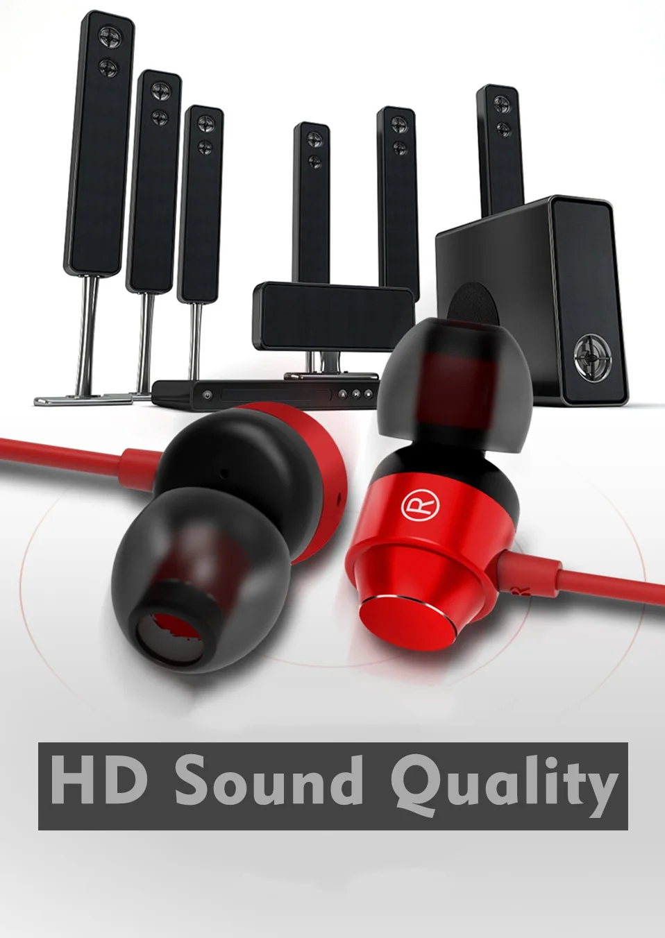 Professional In-Ear Earphones Metal Bass HiFi Music Earphone with Mic for Xiaomi iPhone Computer Wired Earphone Sport Headset (4)