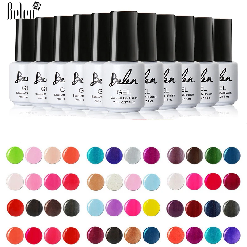 Belen ALl 79 Colors With Base Top Coat UV LED GelPolish Vernish Semi Permanent Gel Lak Varnishes Gel Nail Polish Lacquer 7ML
Belen ALl 79 Colors With Base Top Coat UV LED GelPolish Vernish Semi Permanent Gel Lak Varnishes Gel Nail Polish Lacquer 7ML