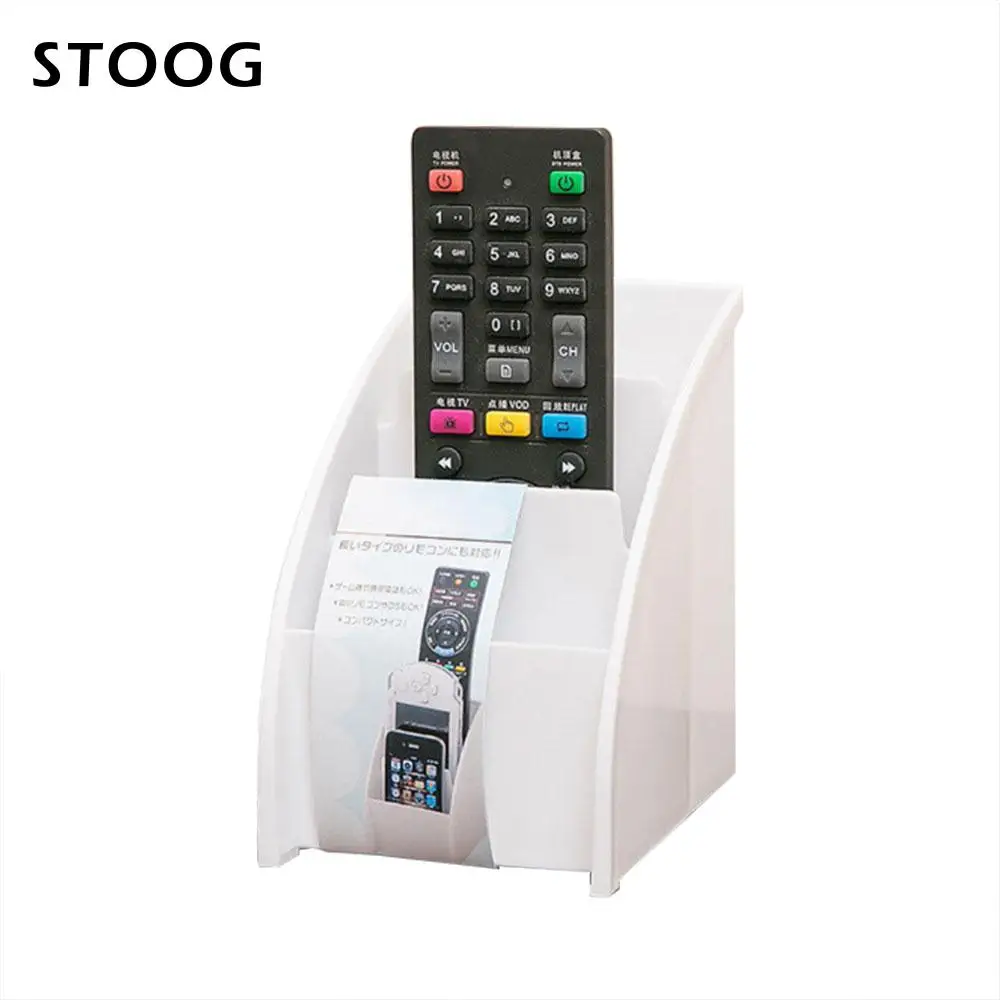 Remot Storage Holder Remote Control Holder Plastic Eco-Friendly Desktop Storage Case Bracket Phone Holder Practical White/Brown
Remot Storage Holder Remote Control Holder Plastic Eco-Friendly Desktop Storage Case Bracket Phone Holder Practical White/Brown