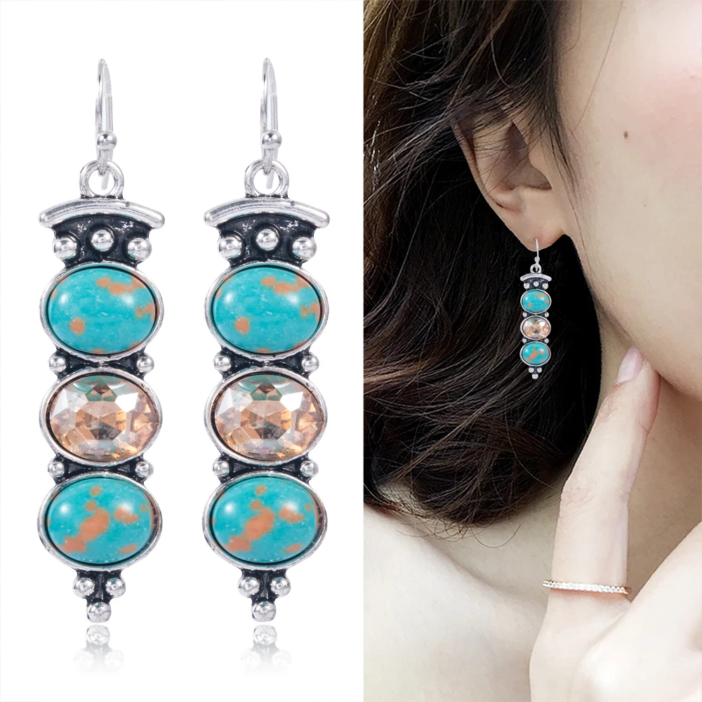 Indian Tribal Personality Natural Dangle Drop Earrings Resin Stone Boho Ethnic Vintage Hanging Earrings 2019 For Women Brincos
Indian Tribal Personality Natural Dangle Drop Earrings Resin Stone Boho Ethnic Vintage Hanging Earrings 2019 For Women Brincos