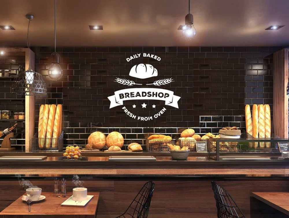 Custom Bakery Shop Name Wall Decals Cafe Kitchen Home Decoration Vinyl Art Stickers Wallpaper Bakeshop Sign Posters D581
Custom Bakery Shop Name Wall Decals Cafe Kitchen Home Decoration Vinyl Art Stickers Wallpaper Bakeshop Sign Posters D581