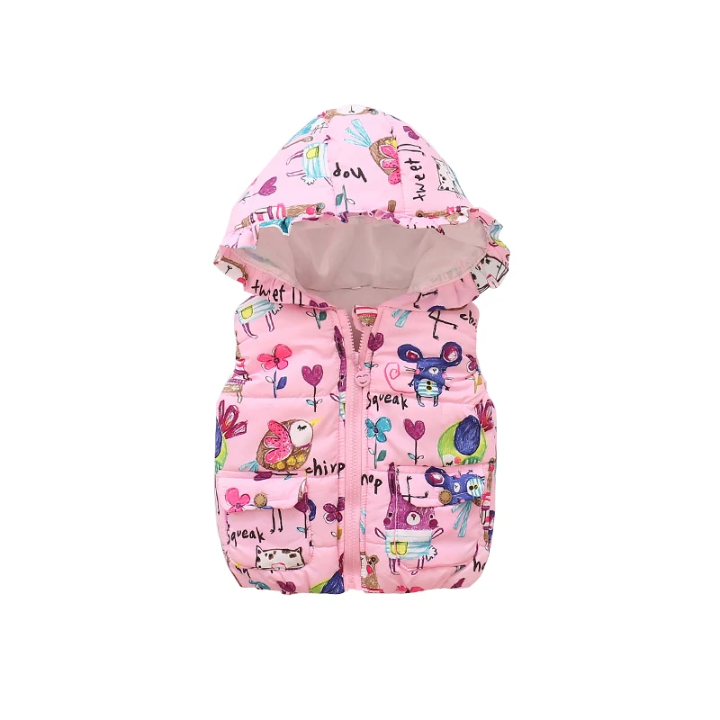 2018 New Girls Vests Cotton Cartoon Autumn Baby Girls Clothes Casual Hooded Warm Kids Jacket Kids Coats Children Clothing
2018 New Girls Vests Cotton Cartoon Autumn Baby Girls Clothes Casual Hooded Warm Kids Jacket Kids Coats Children Clothing