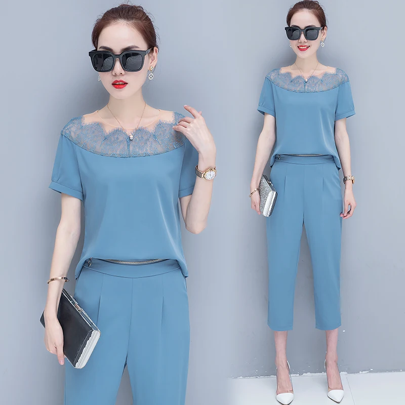new fashion chiffon 2018 summer two-piece casual suit zip jumpsuit outfit women short sleeve top blouse pants clothing set S-XXL
new fashion chiffon 2018 summer two-piece casual suit zip jumpsuit outfit women short sleeve top blouse pants clothing set S-XXL