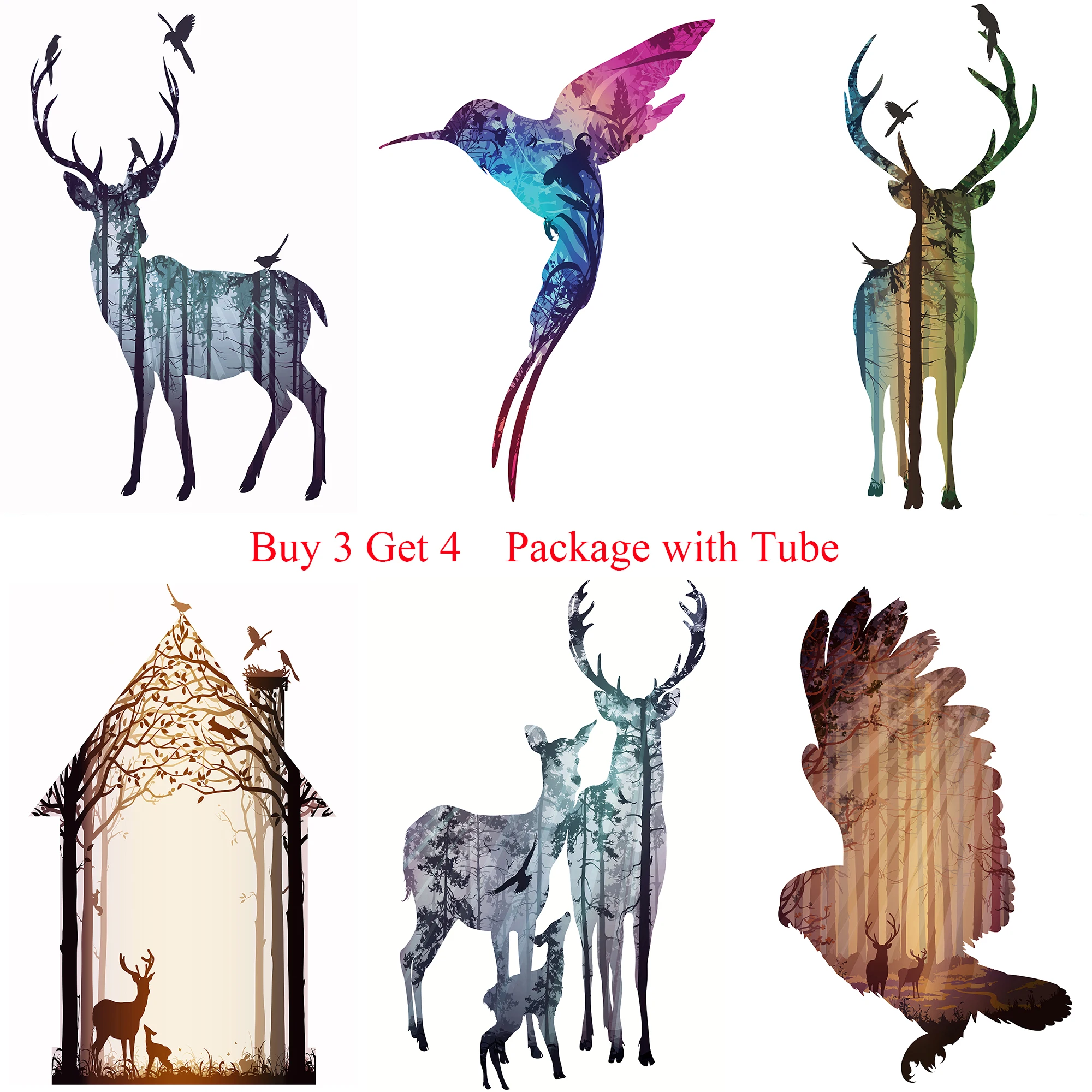 Deer Family Posters Wall Sticker High Definition White Coated Paper Wall Decoration Livingroom Bedroom Home Art Brand
Deer Family Posters Wall Sticker High Definition White Coated Paper Wall Decoration Livingroom Bedroom Home Art Brand