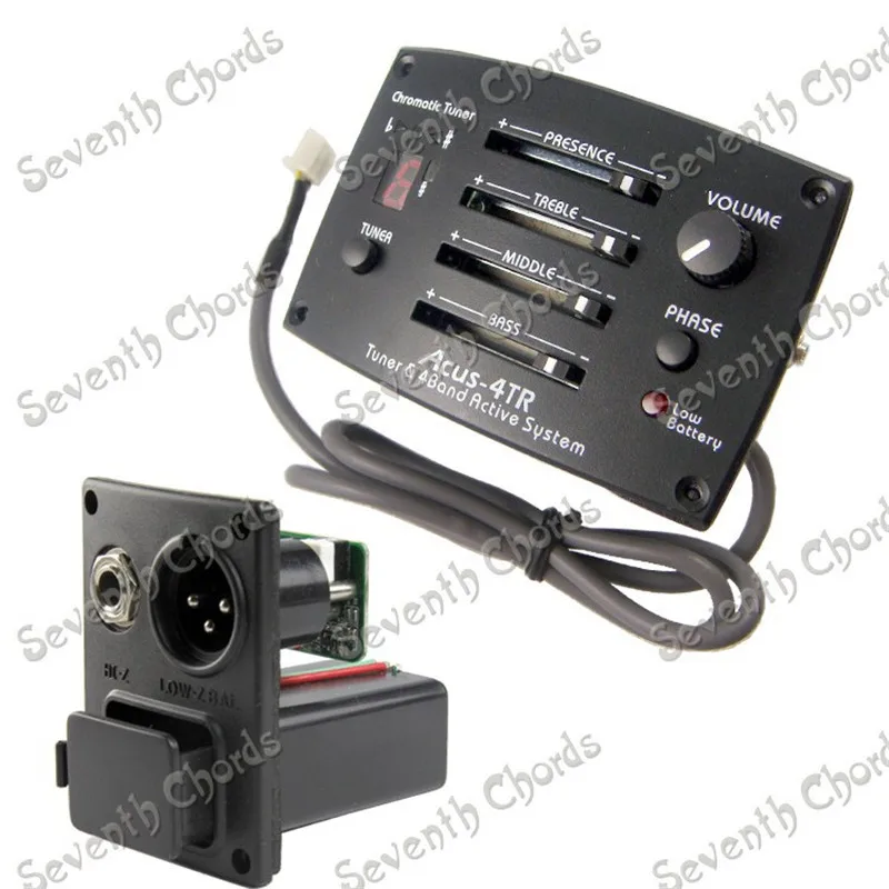 Acoustic Guitar 4-Band Equalizer Preamp Piezo Pickup Electric Tuner guitar accessories
Acoustic Guitar 4-Band Equalizer Preamp Piezo Pickup Electric Tuner guitar accessories