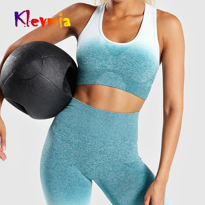 Ombre Seamless Sports Bra For Women Push Up Gym Fitness Bra Energy Padded Yoga Bra Tops Active Wear High Impact Sport Bra
Ombre Seamless Sports Bra For Women Push Up Gym Fitness Bra Energy Padded Yoga Bra Tops Active Wear High Impact Sport Bra