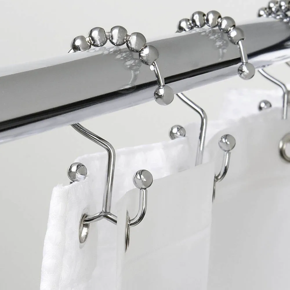 High quality unique design chrome 5 round ball shower curtain ring hook for bathroom rod
High quality unique design chrome 5 round ball shower curtain ring hook for bathroom rod