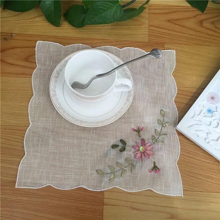 Pastoral White 3D Embroidery Lace Yarn Placemat For Dining Table Glass Cup Coaster Mug Coffee Wedding Napkins Doily Kitchen Pad
Pastoral White 3D Embroidery Lace Yarn Placemat For Dining Table Glass Cup Coaster Mug Coffee Wedding Napkins Doily Kitchen Pad