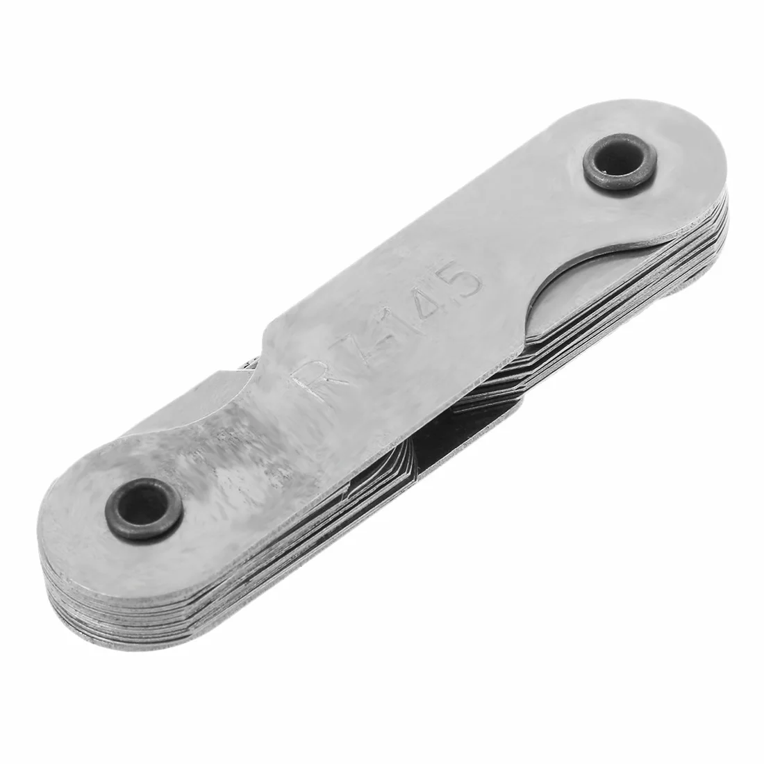Radius gauge Compact design R7 - 14.5mm 32 sides Caliber to radius inside and outside silver
Radius gauge Compact design R7 - 14.5mm 32 sides Caliber to radius inside and outside silver