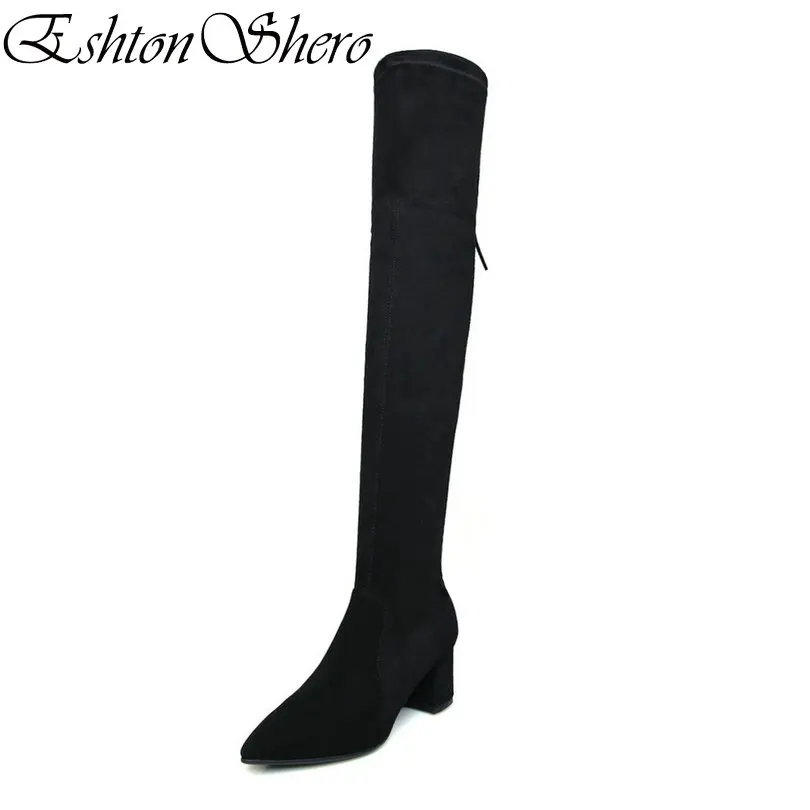 EshtonShero Shoes Woman Over The Knee BootsLeather Fashion Zipper High Heel Black Platform Ladies Motorcycle Boot Size 34-42
EshtonShero Shoes Woman Over The Knee BootsLeather Fashion Zipper High Heel Black Platform Ladies Motorcycle Boot Size 34-42