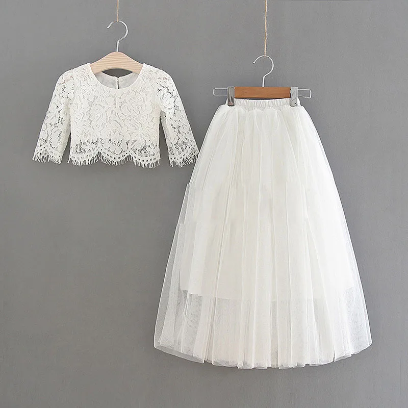 5425 Eyelash Lace Princess Spring Summer Baby Girl Clothing Set 2P Top T-shirt Outwear + Long Skirt Wholesale Baby Girls Clothes
5425 Eyelash Lace Princess Spring Summer Baby Girl Clothing Set 2P Top T-shirt Outwear + Long Skirt Wholesale Baby Girls Clothes