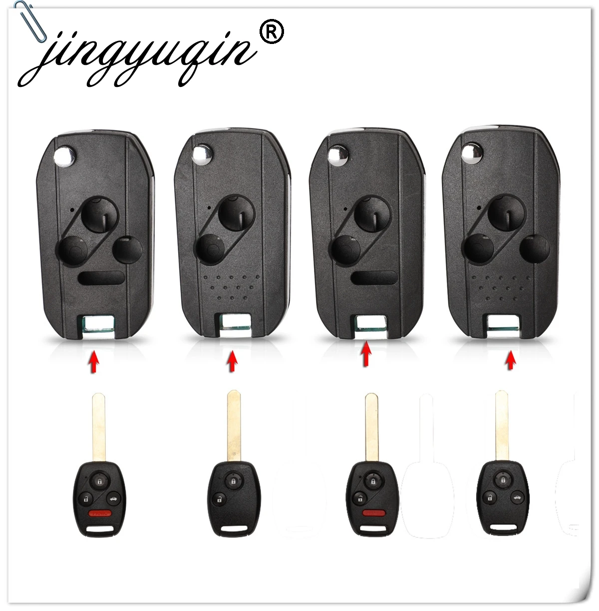 jingyuqin 20pcs/lot Modified Flip Car Key Case Shell For Honda Cr-V Civic Insight Ridgeline 2/3/4 Buttons Remote Fob Case
jingyuqin 20pcs/lot Modified Flip Car Key Case Shell For Honda Cr-V Civic Insight Ridgeline 2/3/4 Buttons Remote Fob Case