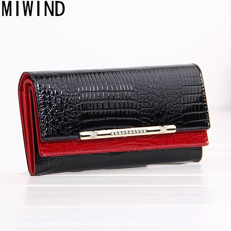 MIWIND cowhide wallets crocodile women wallet Genuine Leather designers brand lady fashion clutch casual female purses T1133
MIWIND cowhide wallets crocodile women wallet Genuine Leather designers brand lady fashion clutch casual female purses T1133
