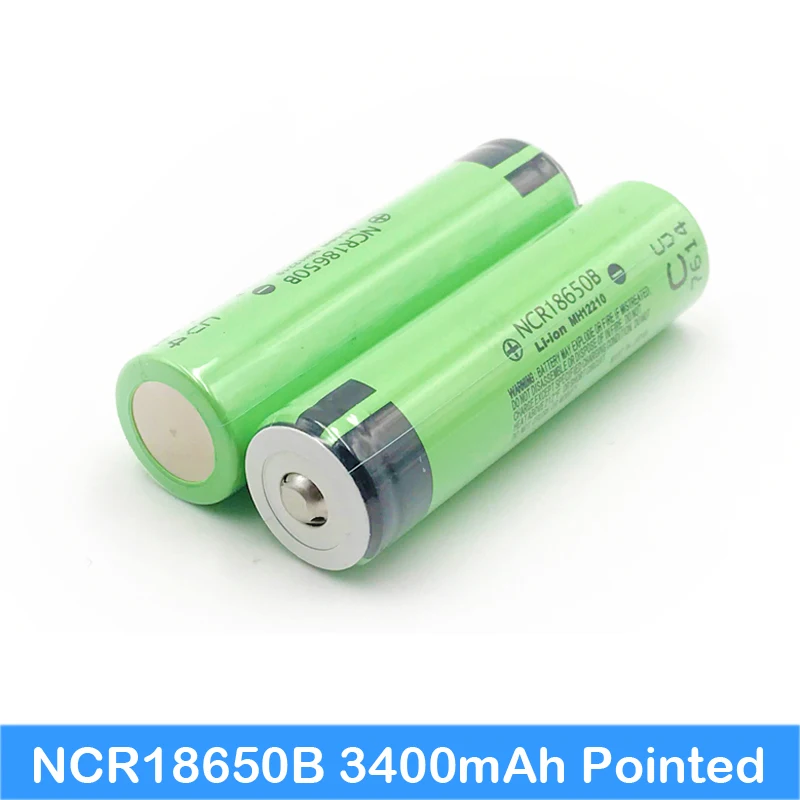 18650 battery NCR18650B 3400mAh with pointed 3.7V Suitable for flashlights Plus pointed no protection ncr18650b 3400mah new se05
18650 battery NCR18650B 3400mAh with pointed 3.7V Suitable for flashlights Plus pointed no protection ncr18650b 3400mah new se05