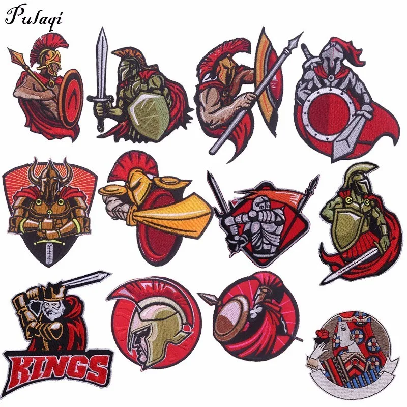 Pulaqi Spartak Spartaco Moives Iron-on Patches Embroidered Sewing Applique For Clothes Apparel Spartan 300 Warriors Badges H
Pulaqi Spartak Spartaco Moives Iron-on Patches Embroidered Sewing Applique For Clothes Apparel Spartan 300 Warriors Badges H