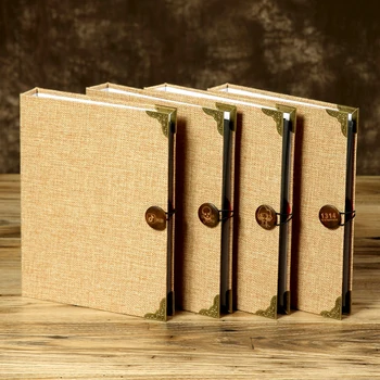 Creative 30 Pcs / 60 Pages Jute DIY Craft Card Scrapbook Simple Photo Albums Loose Leaf with Vintage Button Wedding Guest Book
Creative 30 Pcs / 60 Pages Jute DIY Craft Card Scrapbook Simple Photo Albums Loose Leaf with Vintage Button Wedding Guest Book