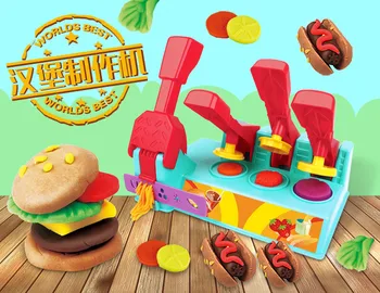 Diy educational toys 3d hamburg maker mould with 8cups colorful polymer clay with accossories set
Diy educational toys 3d hamburg maker mould with 8cups colorful polymer clay with accossories set