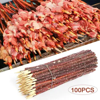 100PCS Barbecue Sticks Outdoor Camping Picnic Tools Grilling BBQ Long Needle Stick Wooden Skewers BBQ Campfire Accessories
100PCS Barbecue Sticks Outdoor Camping Picnic Tools Grilling BBQ Long Needle Stick Wooden Skewers BBQ Campfire Accessories