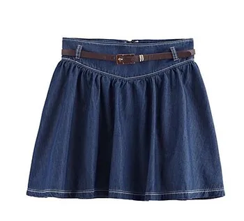 New 2019 Summer Denim Skirts Fashion Women Plus Size Blue Pleated Skirt European Style Vintage High Quality Casual Skirts XS-5XL
New 2019 Summer Denim Skirts Fashion Women Plus Size Blue Pleated Skirt European Style Vintage High Quality Casual Skirts XS-5XL